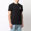 FW21 Con letras impresas, cuello redondo y pantalones cortos, versión en negro