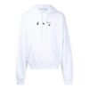 FW21 Estampado con logotipo, manga larga, corte holgado, blanco
