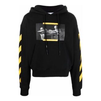 FW21 Estampado de cuadro Unisex Negro