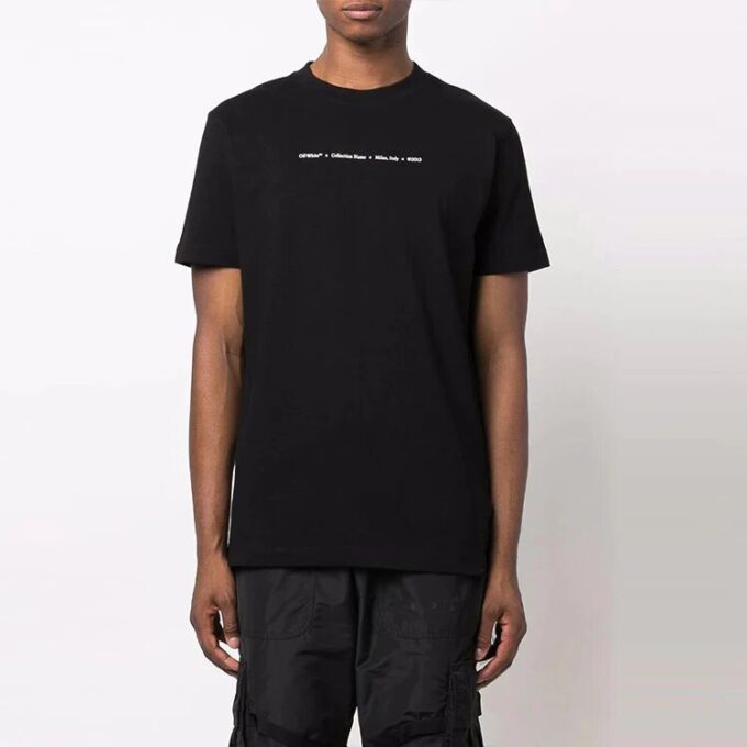 FW21 Estampado de flechas, letras, color liso, pantalones cortos, versión negra