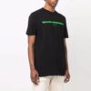 FW21 Estampado de letras, pantalones cortos, versión estándar, negro