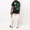 FW21 Estampado de letras, pantalones cortos, versión estándar, negro
