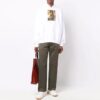FW21 Estampado de letras, versión con cordón, blanco