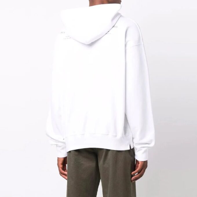FW21 Estampado de letras, versión con cordón, blanco