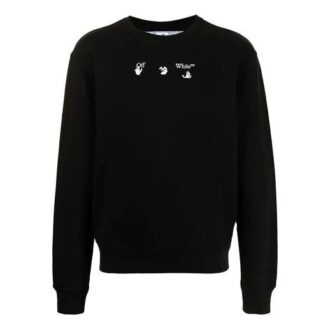 FW21 Estampado de logotipo, corte holgado, negro