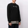 FW21 Estampado de logotipo, corte holgado, negro
