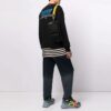 FW21 Estampado de logotipo, corte holgado, negro