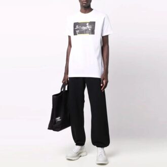 FW21 Estampado Pantalones Cortos Versión estándar Blanco
