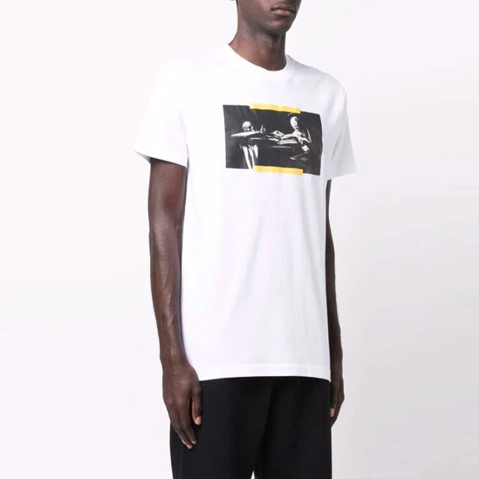 FW21 Estampado Pantalones Cortos Versión estándar Blanco