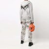 FW21 Jersey con logo estampado, cremallera, versión estándar, gris