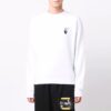 FW21 Jersey de algodón de cuello redondo, versión blanca