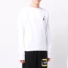 FW21 Jersey de algodón de cuello redondo, versión blanca