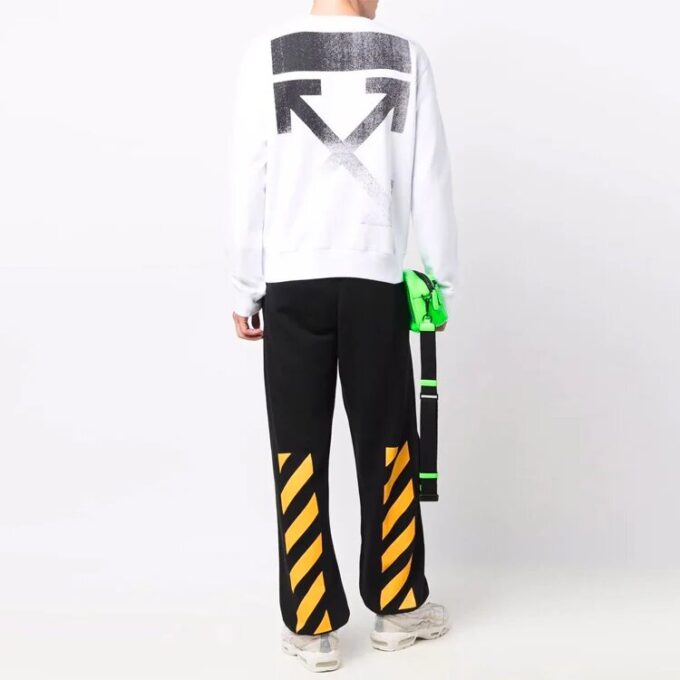 FW21 Jersey de algodón de cuello redondo, versión blanca