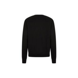 FW21 Logo Algodón Cuello Redondo Manga Larga Versión Negro