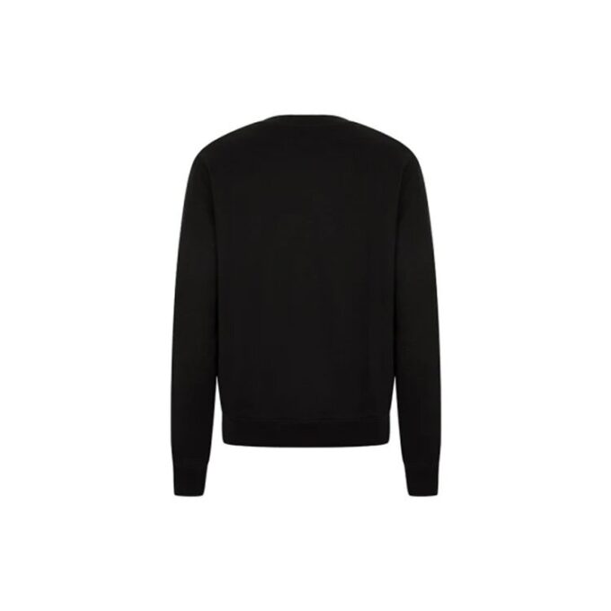 FW21 Logo Algodón Cuello Redondo Manga Larga Versión Negro