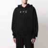 FW21 Melting Arrow Logo Print Sports Hombre Negro