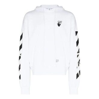 FW21 Sudadera con capucha de manga larga, versión blanca