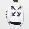 FW21 Sudadera con capucha de manga larga, versión blanca