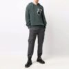 FW21 Sudadera con capucha de punto con logotipo, versión estándar, verde
