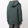 FW21 Sudadera con capucha de punto con logotipo, versión estándar, verde