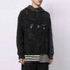 FW21 Tie Dye con estampado de letras, versión en negro
