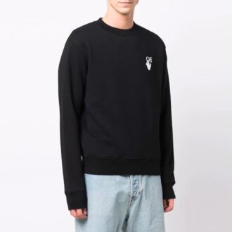 FW21 Versión con patrón de flechas y logotipo, negro