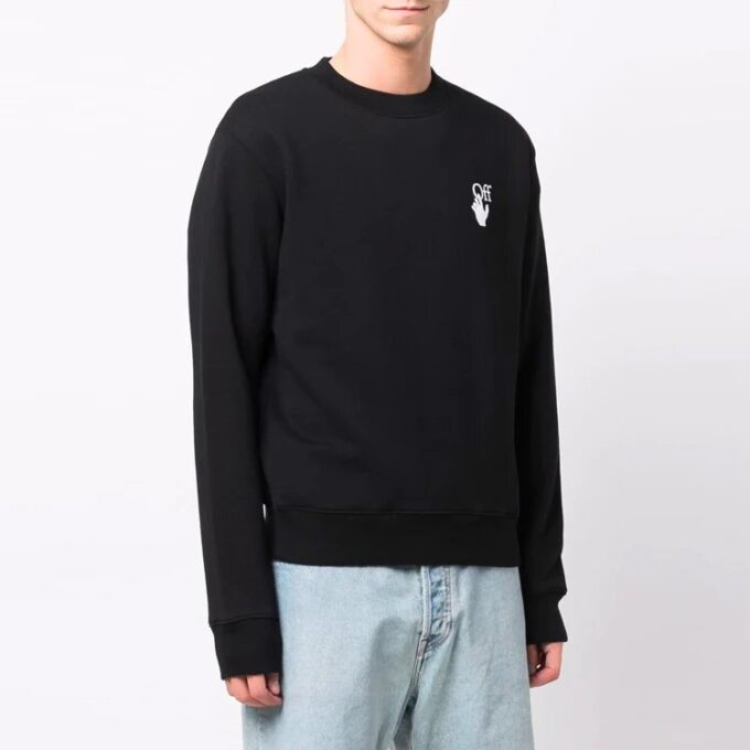 FW21 Versión con patrón de flechas y logotipo, negro