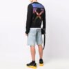 FW21 Versión con patrón de flechas y logotipo, negro