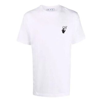 FW21 Versión de Pantalones Cortos con estampado de flechas Blanco
