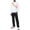 Sudadera con estampado de flechas «Blanco»