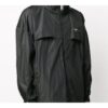 Gabardina urbana moderna Arrows para hombre, negro