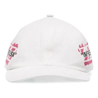 Gorra con visera Impressionism para hombre, color blanco