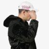 Gorra con visera Impressionism para hombre, color blanco