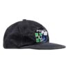 Gorra de béisbol bordada unisex negra