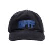 Gorra de béisbol con logotipo bordado, negra