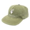 Gorra de béisbol con logotipo bordado verde