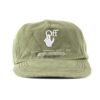 Gorra de béisbol con logotipo bordado verde
