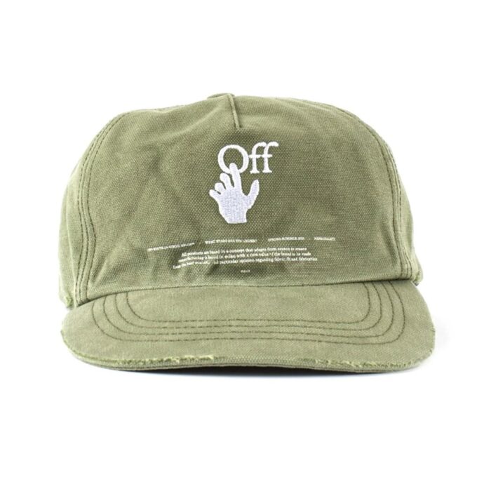 Gorra de béisbol con logotipo bordado verde