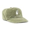 Gorra de béisbol con logotipo bordado verde