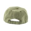 Gorra de béisbol con logotipo bordado verde