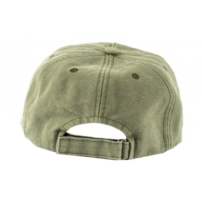 Gorra de béisbol con logotipo bordado verde
