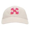 Gorra de béisbol de gabardina con flecha bordada Off-White «Blanca»