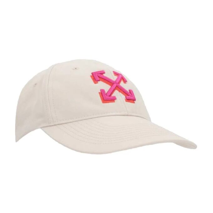 Gorra de béisbol de gabardina con flecha bordada Off-White «Blanca»