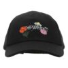 Gorra de béisbol de lona bordada Off-White «Negra»