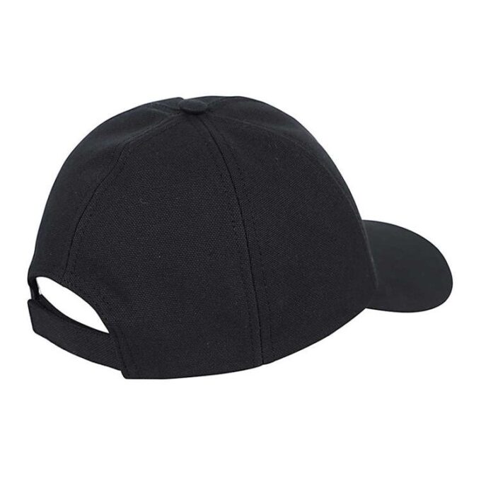 Gorra de béisbol de lona bordada Off-White «Negra»