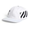 Gorra de béisbol Off-White para hombre con rayas blancas