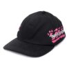 Gorra de béisbol Virgil Abloh Stencil rosa/negra