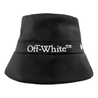 Gorra de pescador con estampado del logotipo clásico, negra