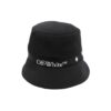 Gorra de pescador con estampado del logotipo clásico, negra