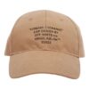 Gorra marrón Off-White para hombre con estampado de letras